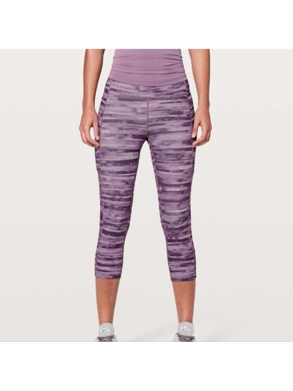 Lululemon Speed Up Crop *21" Shadowed Smoked Mullberry size 2